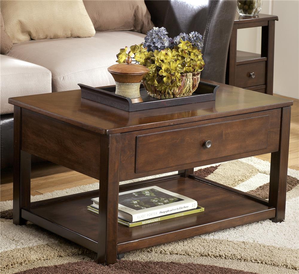 Signature Design by Ashley Marion Lift Top Cocktail Table with 1 Drawer